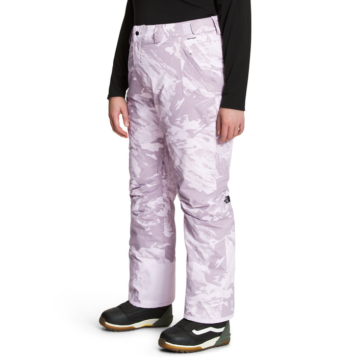 The North Face Freedom Insulated Plus Pants - Women's Lavender Fog Tonal Mountainscape Print