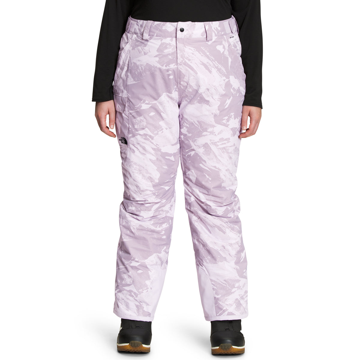 The North Face Freedom Insulated Plus Pants - Women's Lavender Fog Tonal Mountainscape Print