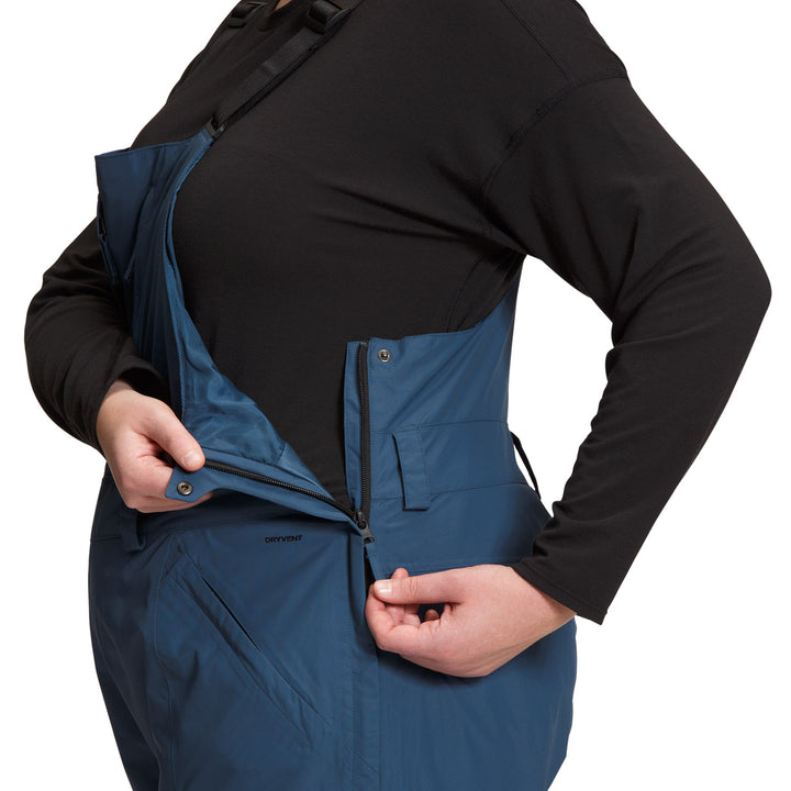 The North Face Freedom Plus Short Bibs - Women's Shady Blue