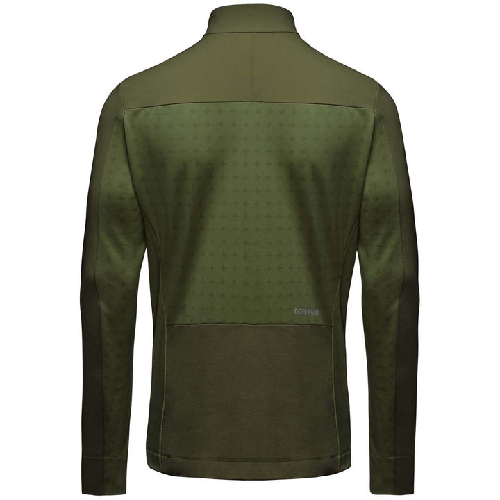 GORE Wear TrailKPR Hybrid 1/2-Zip Jersey Utility Green