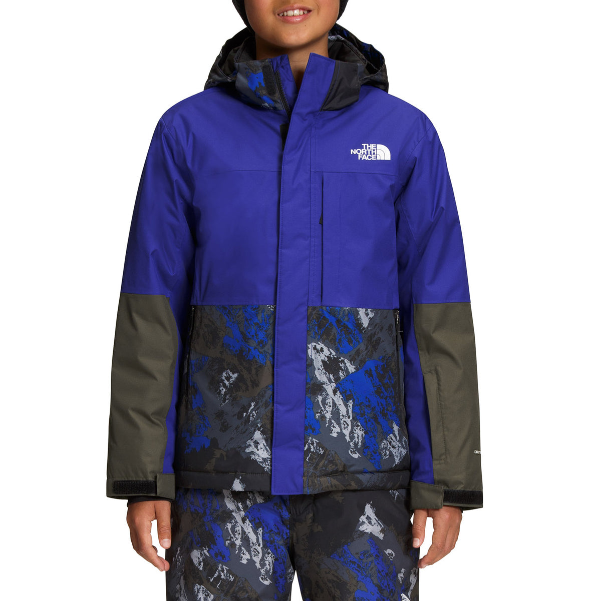 The North Face Freedom Extreme Insulated Jacket - Boys' TNF Black Mountaintop Print