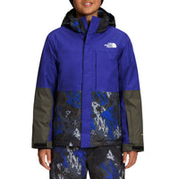 The North Face Freedom Extreme Insulated Jacket - Boys' TNF Black Mountaintop Print::TNF Black Mountaintop Print
