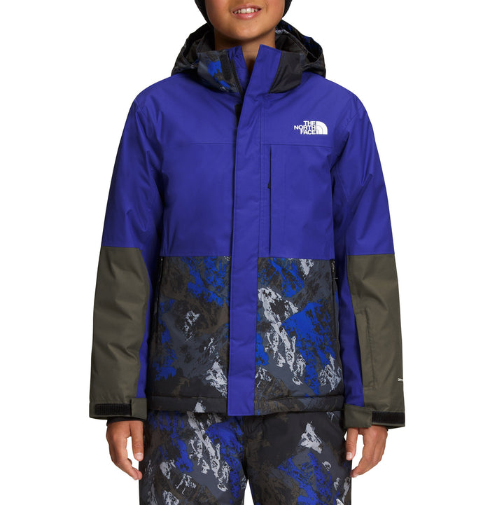 The North Face Freedom Extreme Insulated Jacket - Boys' TNF Black Mountaintop Print