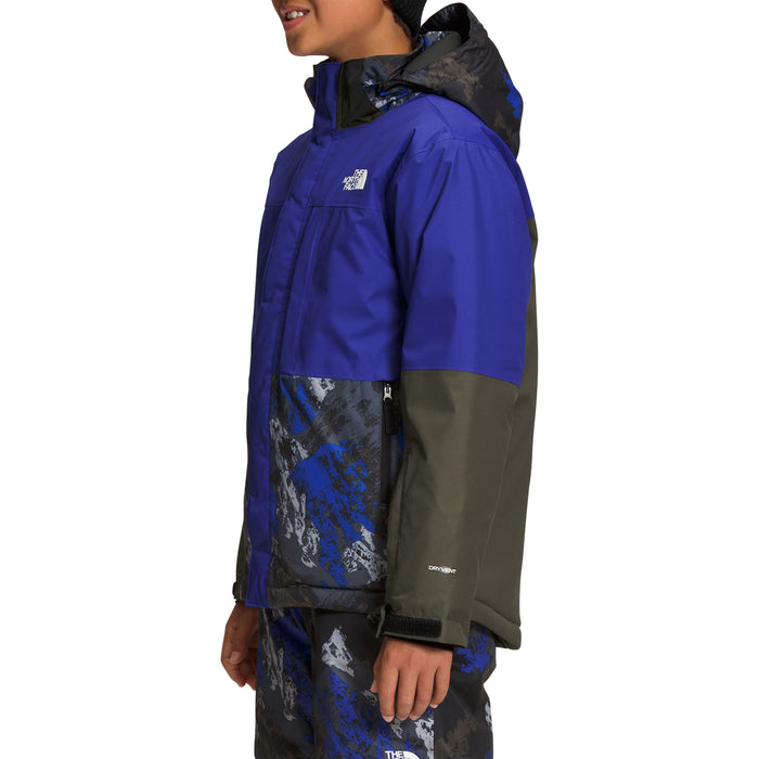 The North Face Freedom Extreme Insulated Jacket - Boys' TNF Black Mountaintop Print