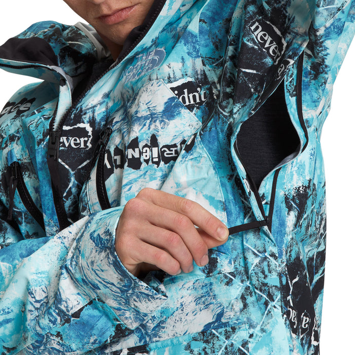 The North Face Printed Dragline Jacket - Men's Norse Blue Cole Navin Never A Face Print
