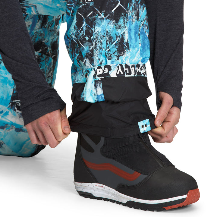 The North Face Printed Dragline Bibs - Men's Norse Blue Cole Navin Never A Face Print