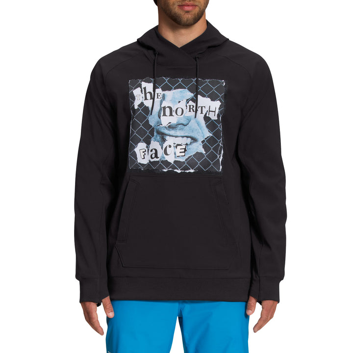 The North Face Printed Tekno Hoodie - Men's TNF Black/TNF White
