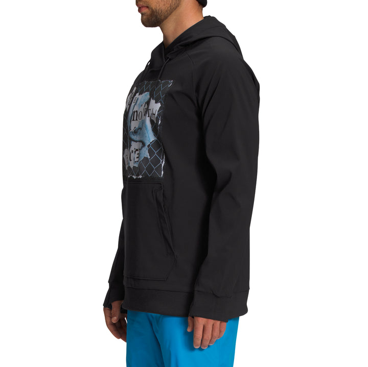 The North Face Printed Tekno Hoodie - Men's TNF Black/TNF White