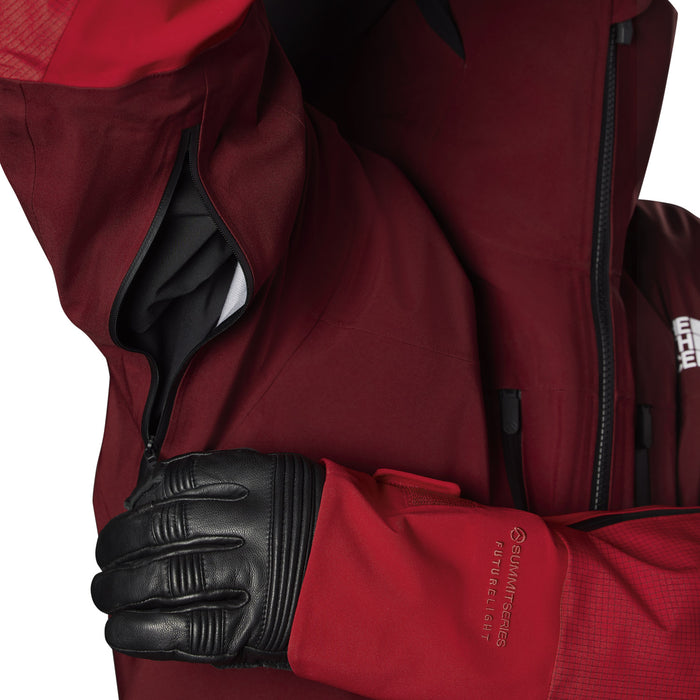 The North Face Summit Verbier FUTURELIGHT™ Jacket - Men's Cordovan/TNF Red/TNF Black