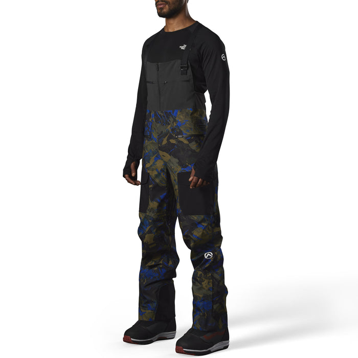 The North Face Summit Verbier FUTURELIGHT™ Bib Pants - Men's Military Olive Summit Mountainscape Print/TNF Black