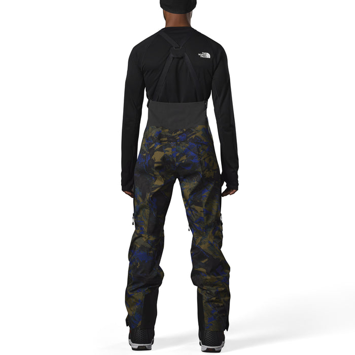 The North Face Summit Verbier FUTURELIGHT™ Bib Pants - Men's Military Olive Summit Mountainscape Print/TNF Black