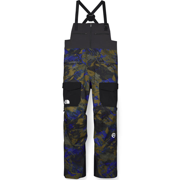 The North Face Summit Verbier FUTURELIGHT™ Bib Pants - Men's Military Olive Summit Mountainscape Print/TNF Black