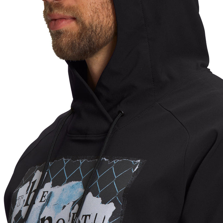 The North Face Printed Tekno Hoodie - Men's TNF Black/TNF White