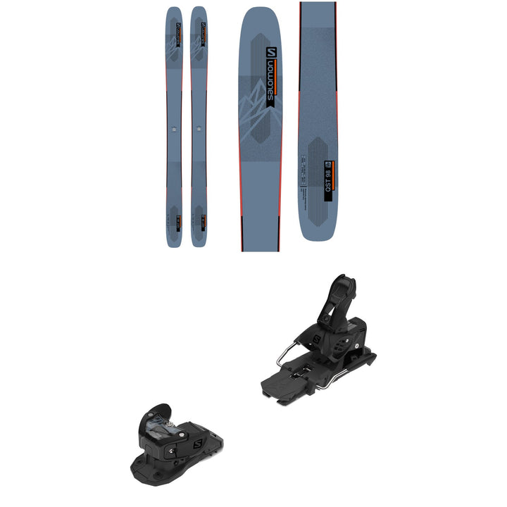 Salomon QST 98 Skis + Salomon Warden MNC 13 Ski Bindings 2023