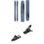 Salomon QST 98 Skis + S/Lab Shift MNC 13 Alpine Touring Ski Bindings 2023