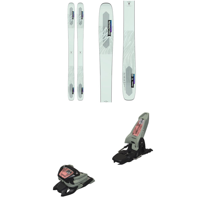 Salomon QST Lumen 98 Skis - Women's + Marker Griffon 13 ID Ski Bindings 2023