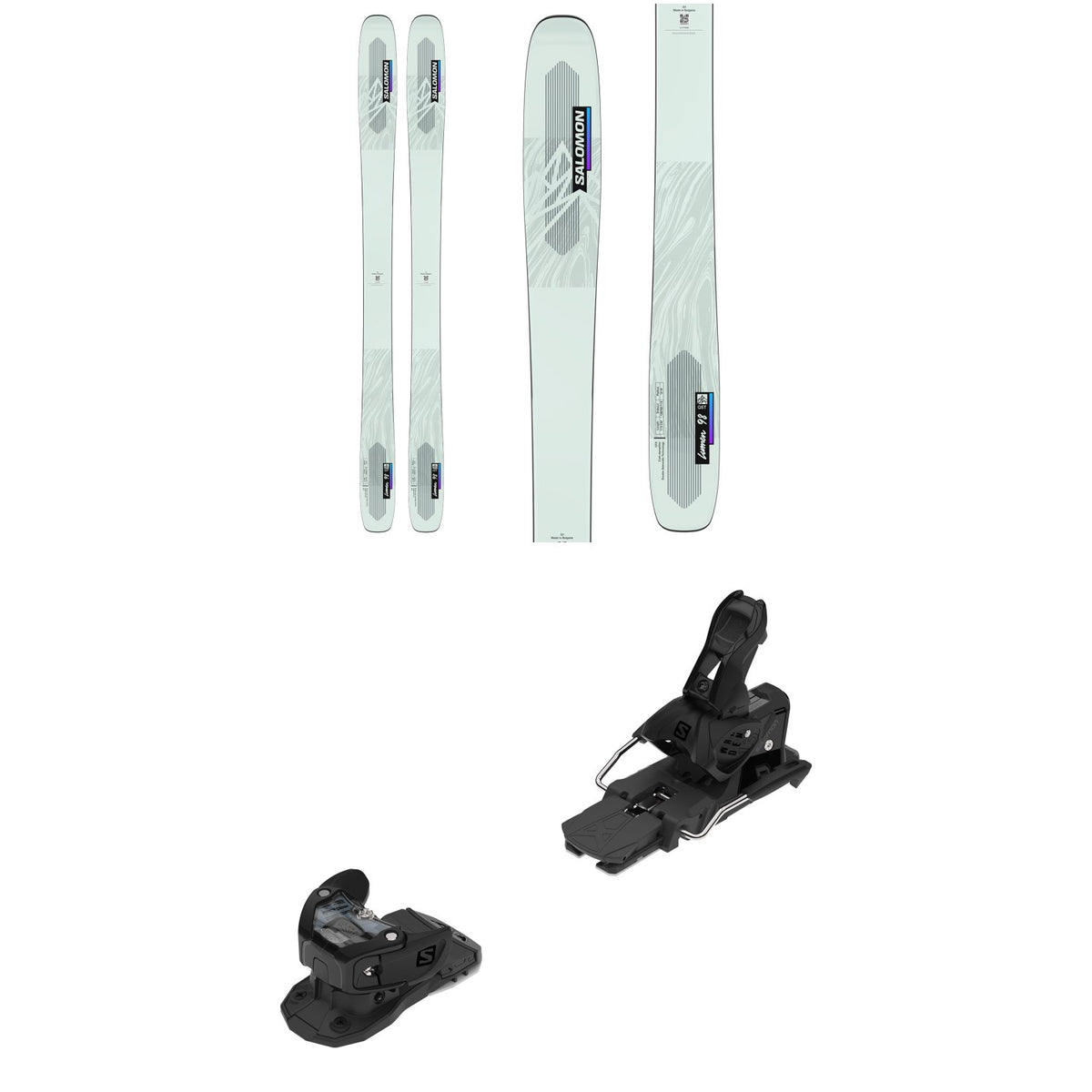 Salomon QST Lumen 98 Skis - Women's + Warden MNC 13 Ski Bindings 2023
