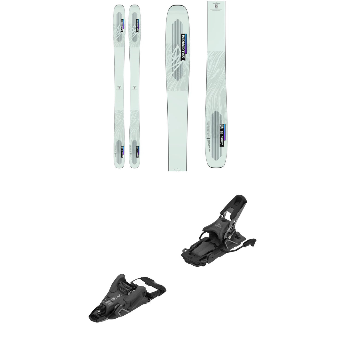 Salomon QST Lumen 98 Skis - Women's + S/Lab Shift MNC 10 Alpine Touring Ski Bindings 2023