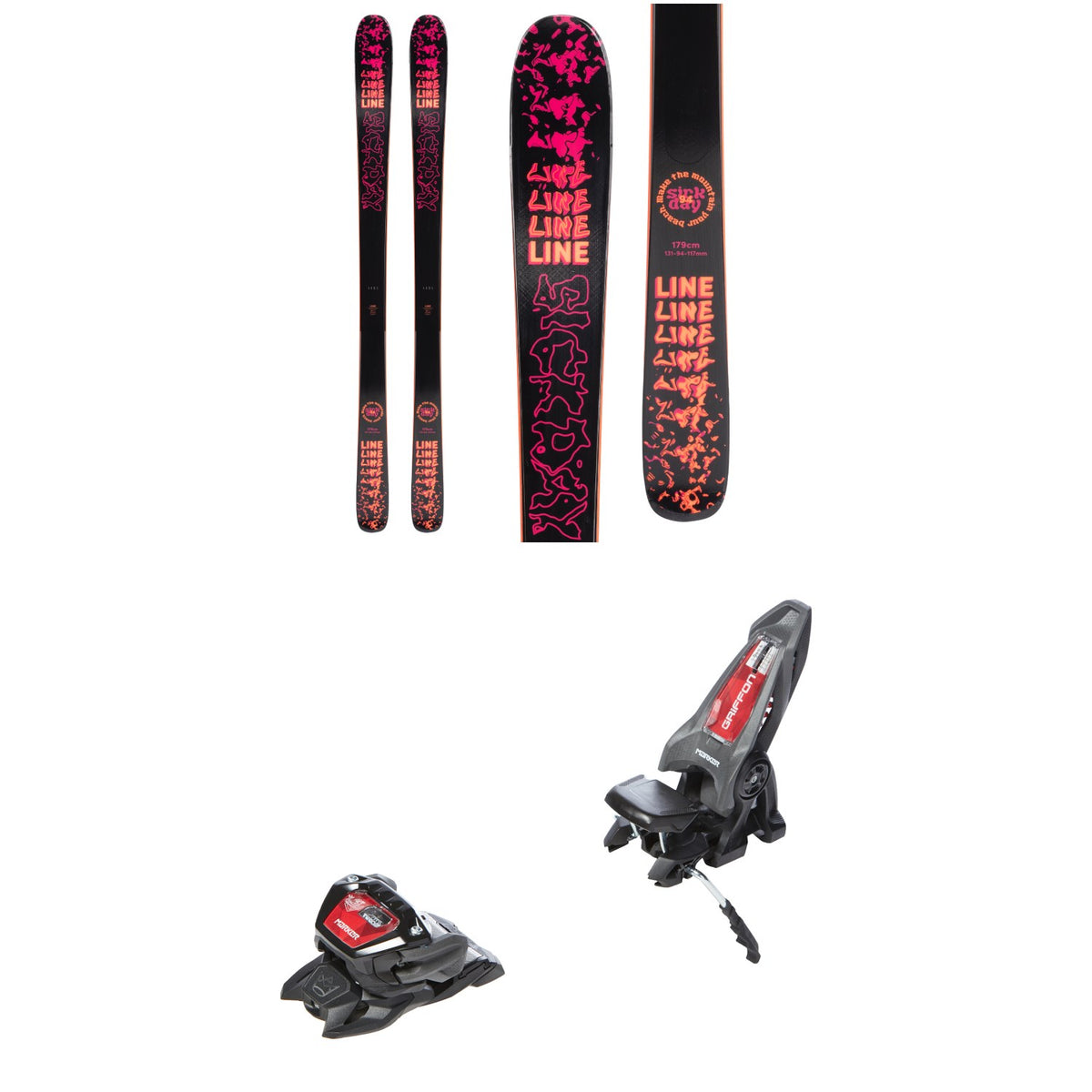 Line Skis Sick Day 94 Skis 2022 + Marker Griffon 13 ID Ski Bindings