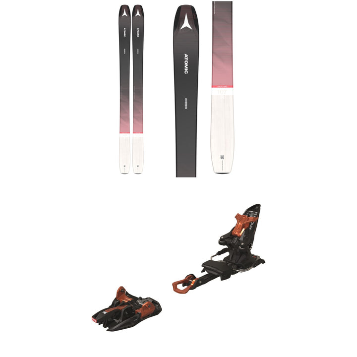 Atomic Backland 107 W Skis - Women's 2022 + Marker Kingpin 13 Alpine Touring Ski Bindings 2020
