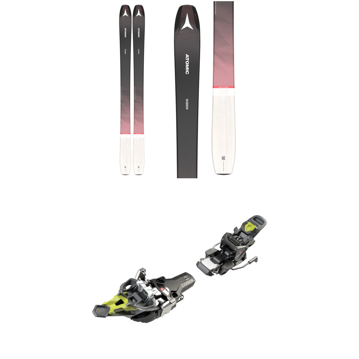 Atomic Backland 107 W Skis - Women's + Fritschi Tecton 12 Alpine Touring Ski Bindings 2022