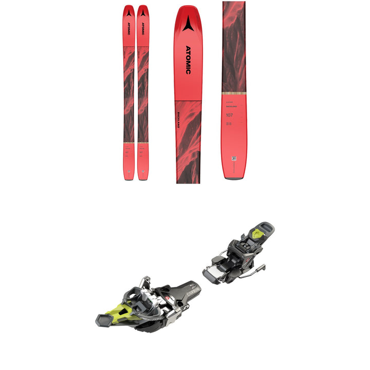 Atomic Backland 107 Skis + Fritschi Tecton 12 Alpine Touring Ski Bindings 2022