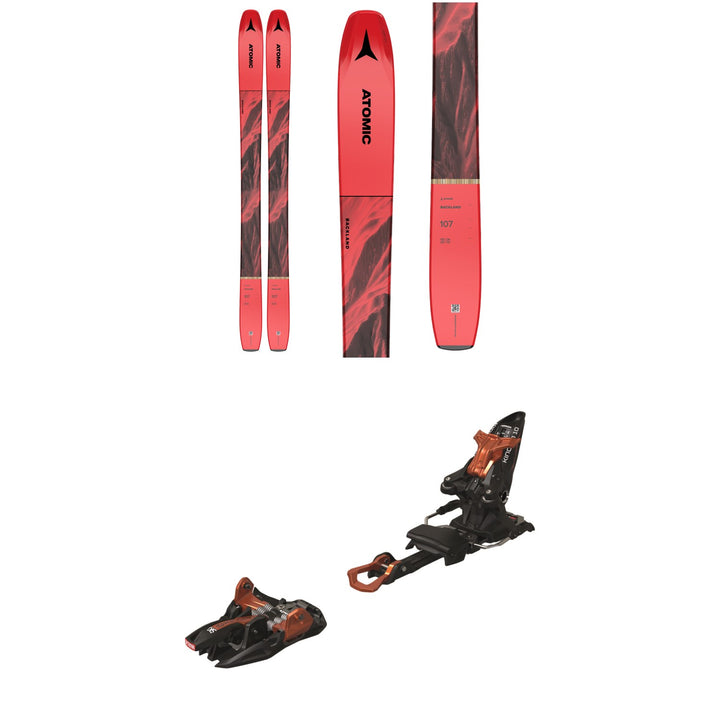 Atomic Backland 107 Skis 2022 + Marker Kingpin 10 Alpine Touring Ski Bindings 2020
