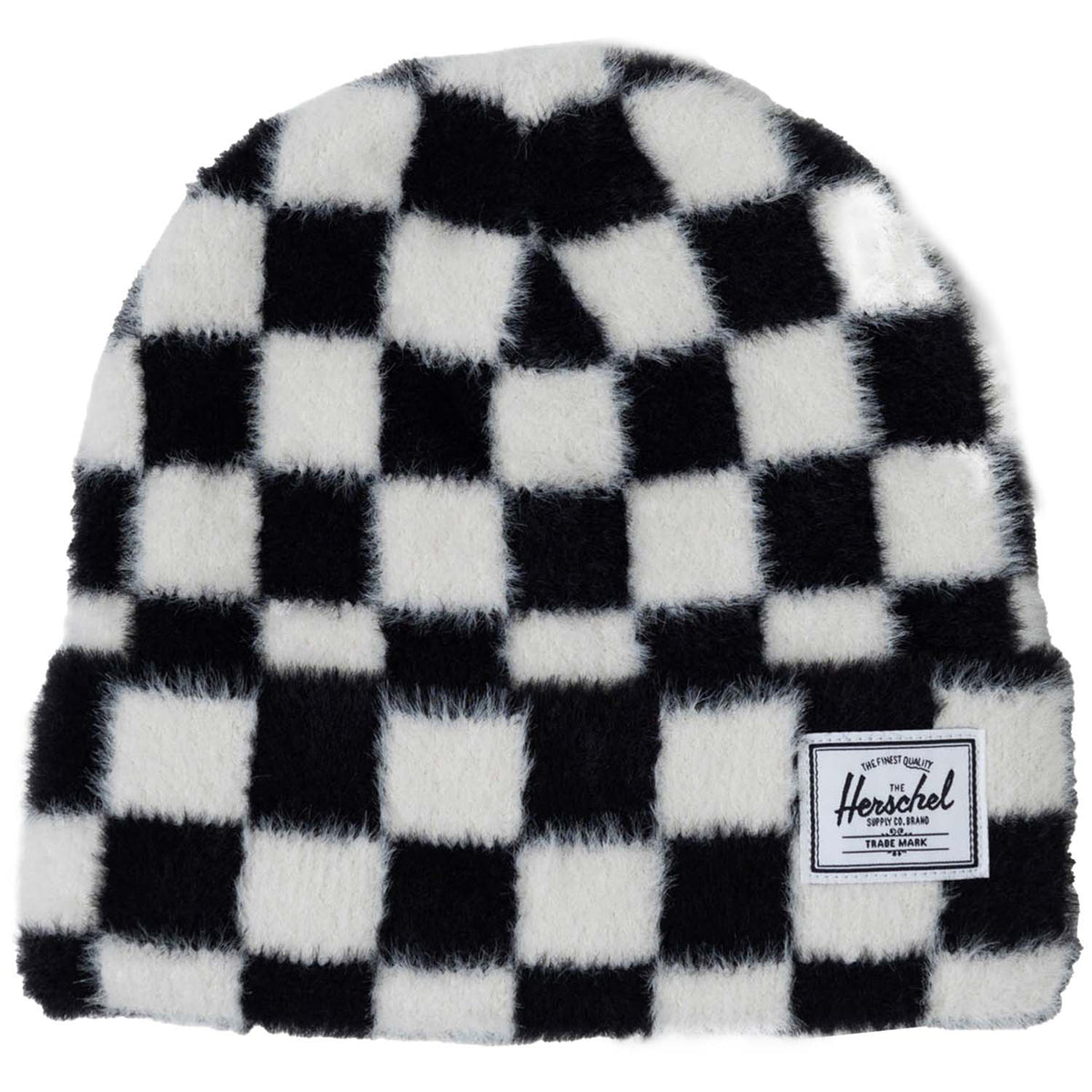 Herschel Supply Co. Polson Faux Mohair Beanie Black/White Checkerboard