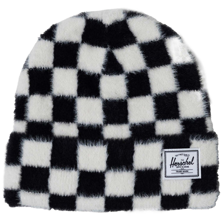 Herschel Supply Co. Polson Faux Mohair Beanie Black/White Checkerboard