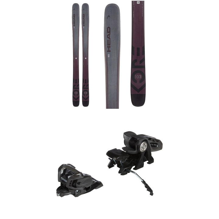Head Kore 103 Skis - Women's 2022 + Marker Griffon 13 ID Ski Bindings
