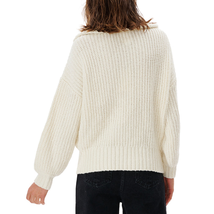 Rip Curl Seeker 1/4 Zip Sweater - Women's Bone