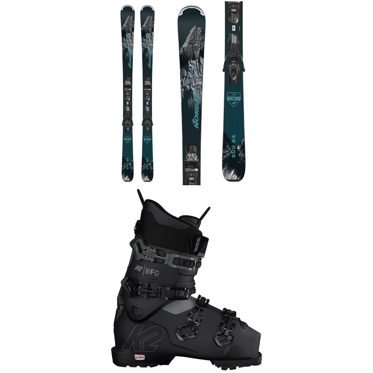 Nordica SUV 84 + TP2 Compact FDT Ski Bindings + K2 BFC 80 Ski Boots 2023