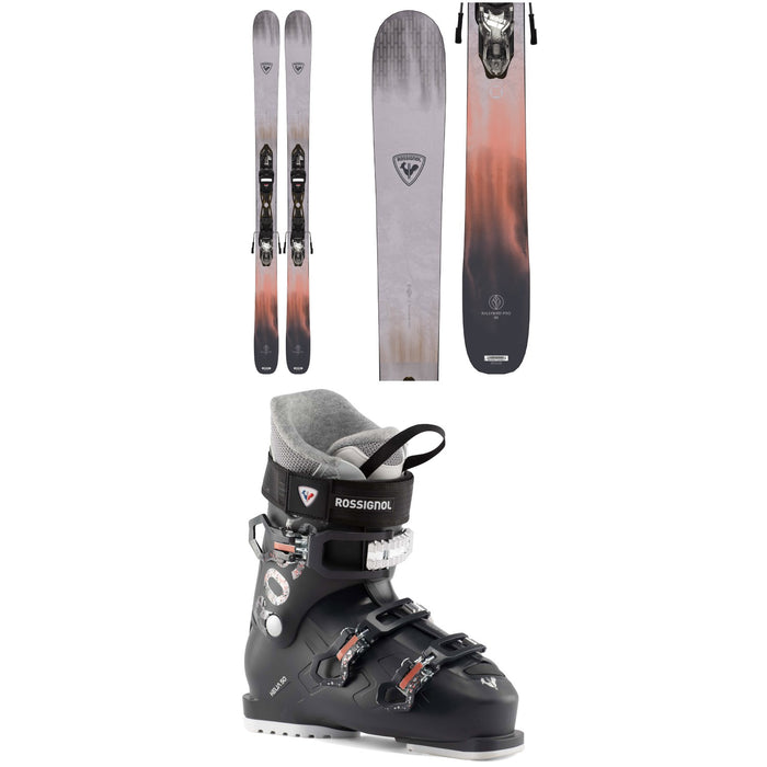 Rossignol Rallybird 90 Pro Skis + Xpress 10W GW Bindings + Kelia 50 Ski Boots - Women's
