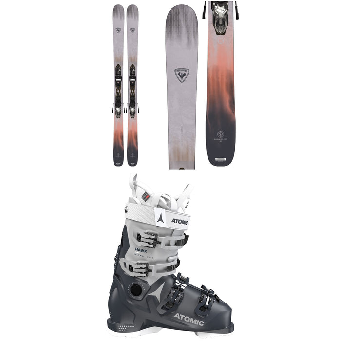 Rossignol Rallybird 90 Pro Skis + Xpress 10W GW Bindings + Atomic Hawx Ultra 95 S W GW Ski Boots - Women's 2023