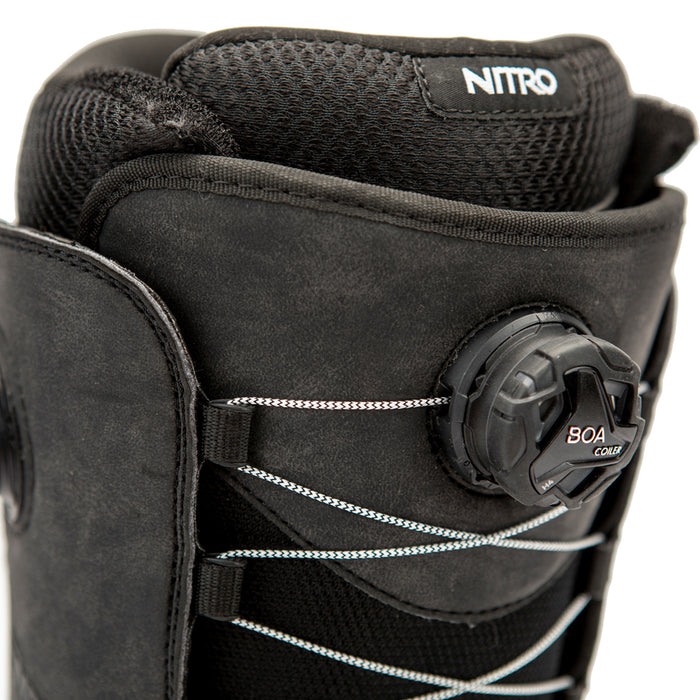 Nitro Chase Dual Boa Snowboard Boots 2024 Black