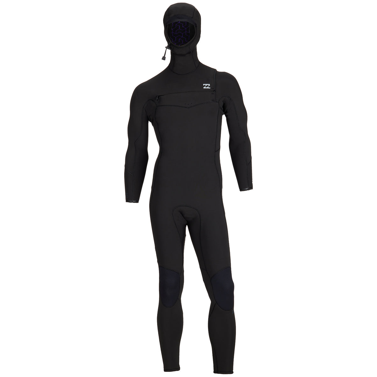 Billabong 5/4 Absolute Chest Zip Hooded Wetsuit Black
