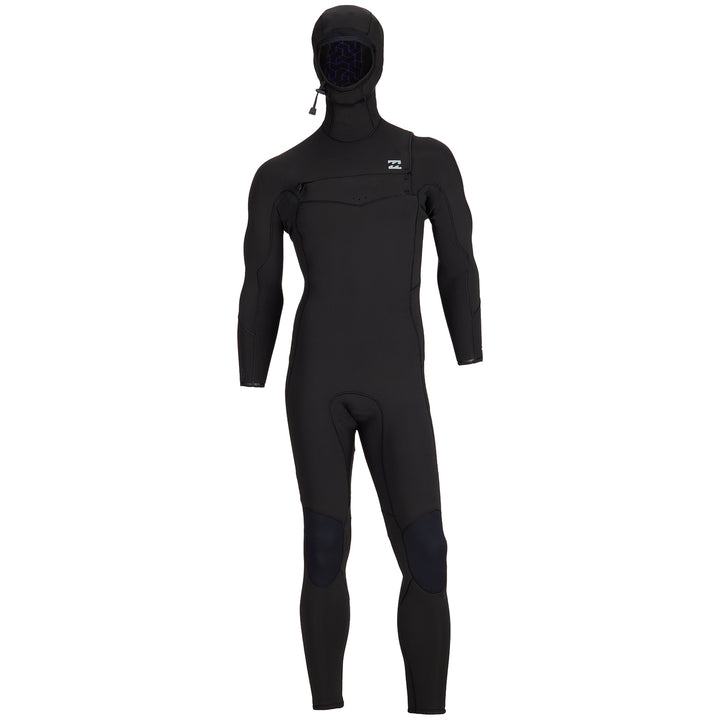 Billabong 5/4 Absolute Chest Zip Hooded Wetsuit Black