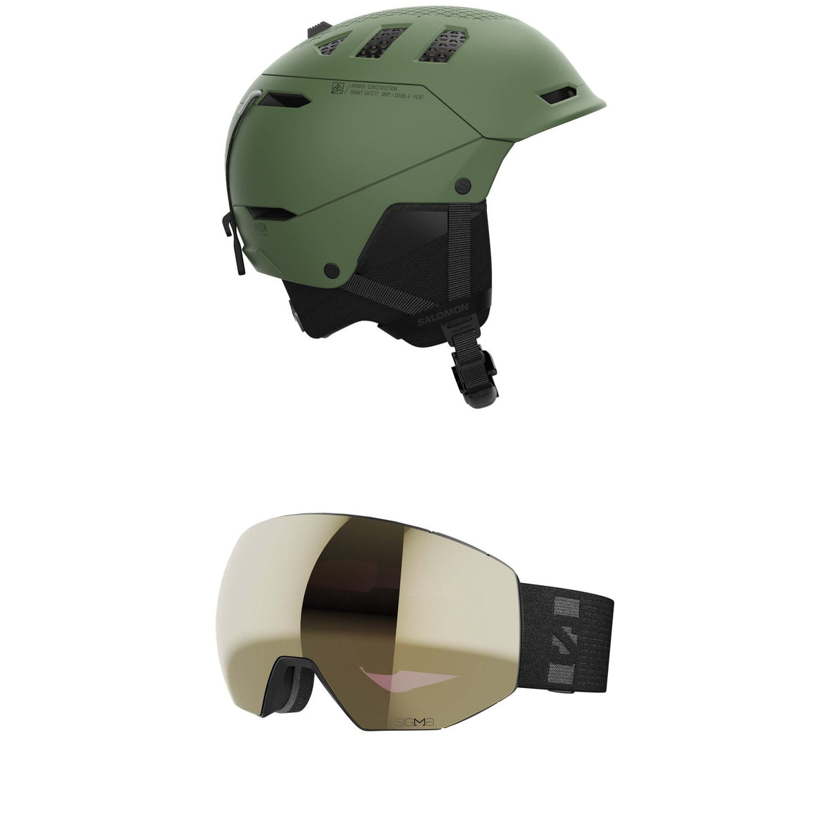Salomon Husk Prime MIPS Helmet + Radium Prime Goggles