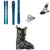Blizzard Black Pearl 88 Skis + Marker Squire 11 Ski Bindings + Salomon S/Pro 90 W GW Ski Boots - Women's