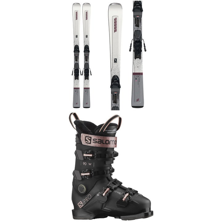 K2 Disruption 75 Skis + ERP 10 Bindings + Salomon S/Pro 90 W GW Ski Boots - Women's 2023