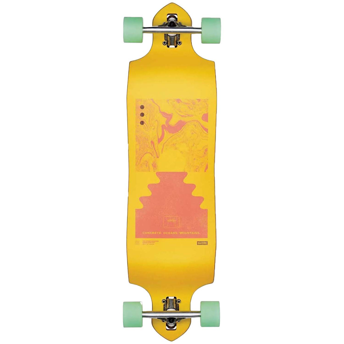 Globe Geminon Micro-Drop Longboard Complete Todal Force/Honey