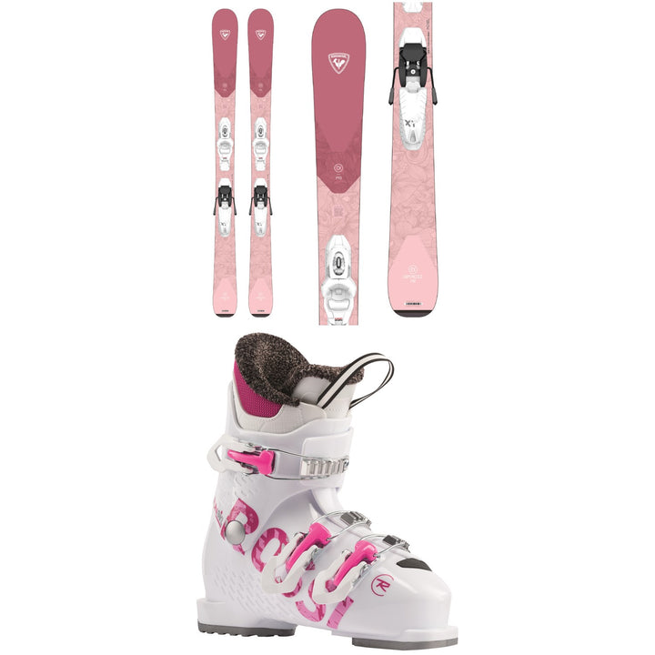Rossignol Experience Pro W Skis + Kid X 4 GW Bindings + Fun Girl J3 Ski Boots - Kids' 2023