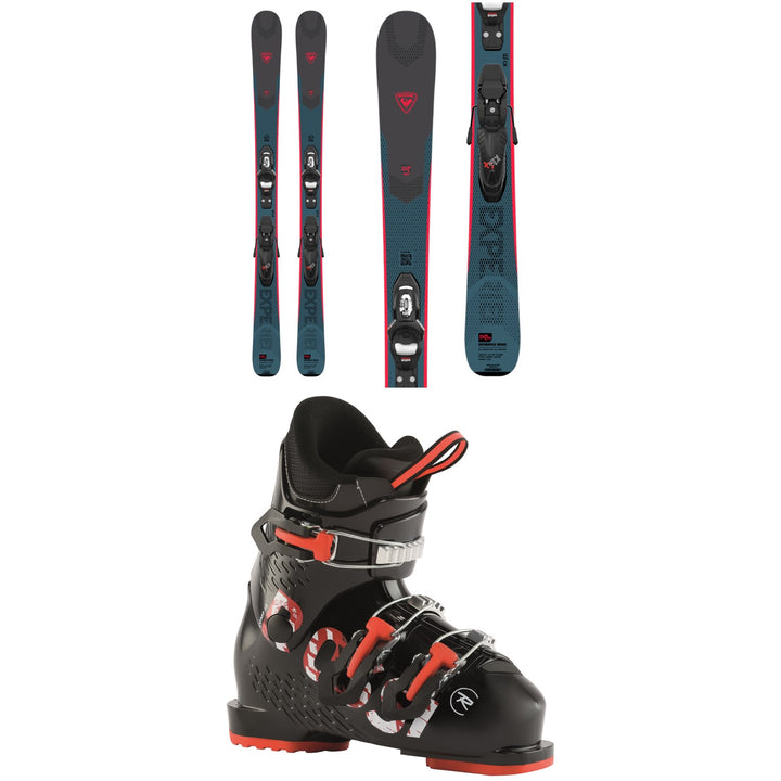 Rossignol Experience Pro Skis + Kid X 4 GW Bindings + Comp J3 Ski Boots - Kids' 2023