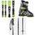 Rossignol Terrain Skis + Look Kid-X 4 Bindings + Comp J1 Ski Boots - Kids' 2020 + evo Lil Send'r Adjustable Ski Poles