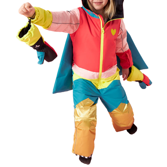 WeeDo funwear LOVE POWDO Snowsuit - Girls' Pink Gold