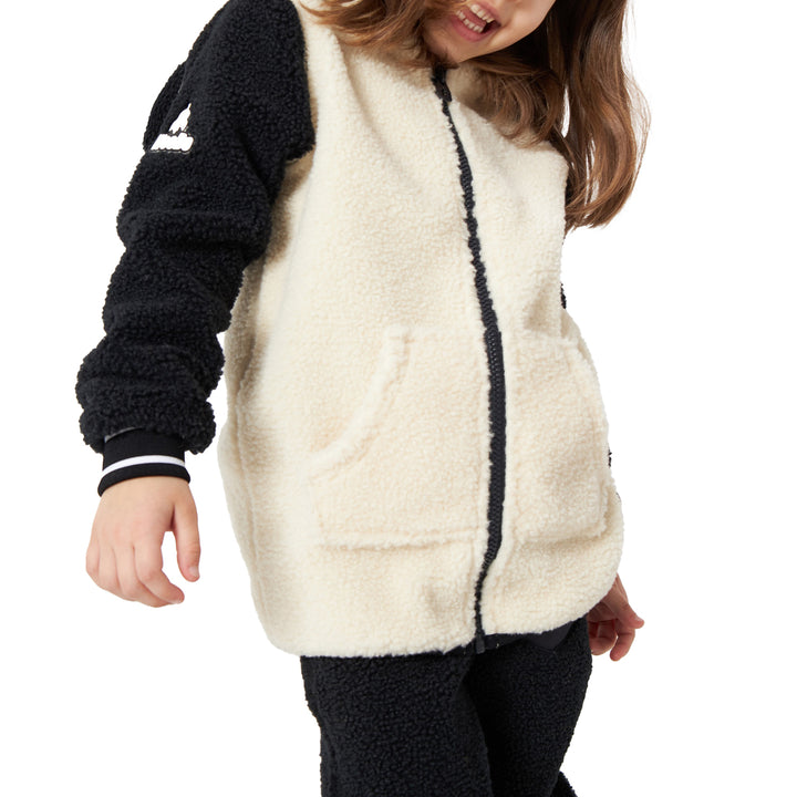 WeeDo funwear PANDO Panda Fleece Jacket - Kids' Black/White