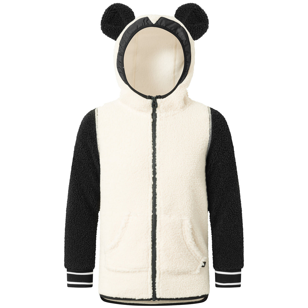 WeeDo funwear PANDO Panda Fleece Jacket - Kids' Black/White