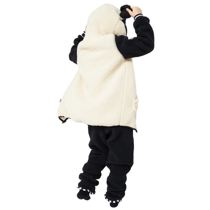 WeeDo funwear PANDO Panda Fleece Jacket - Kids' Black/White