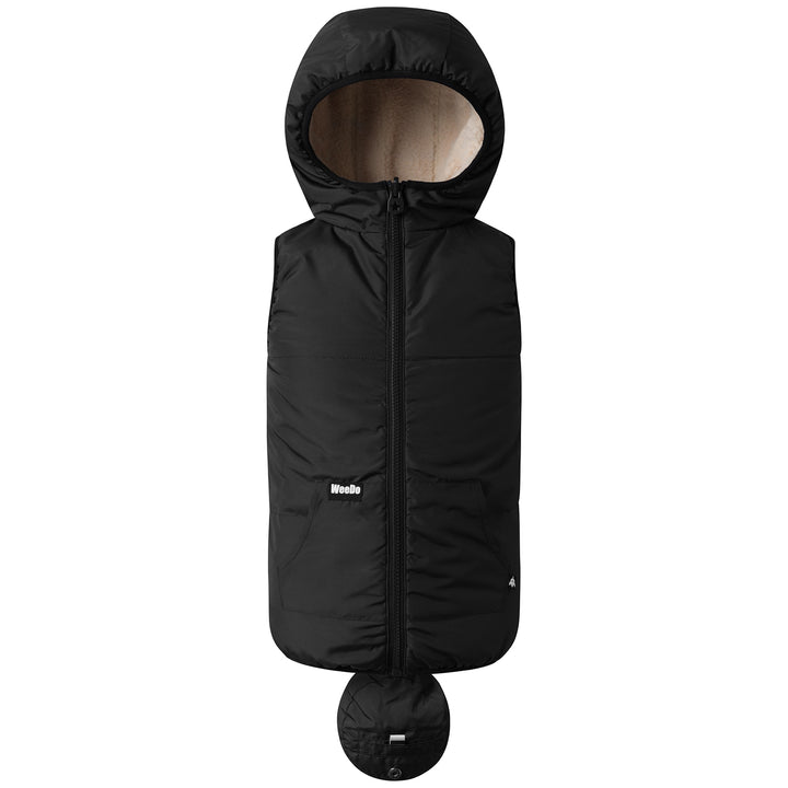 WeeDo funwear PANDO Panda Fleece Vest - Kids' Black/White
