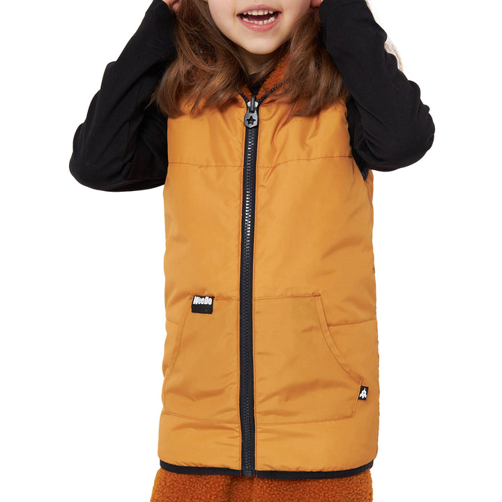 WeeDo funwear FOXDO Fox Fleece Vest - Kids' Brown